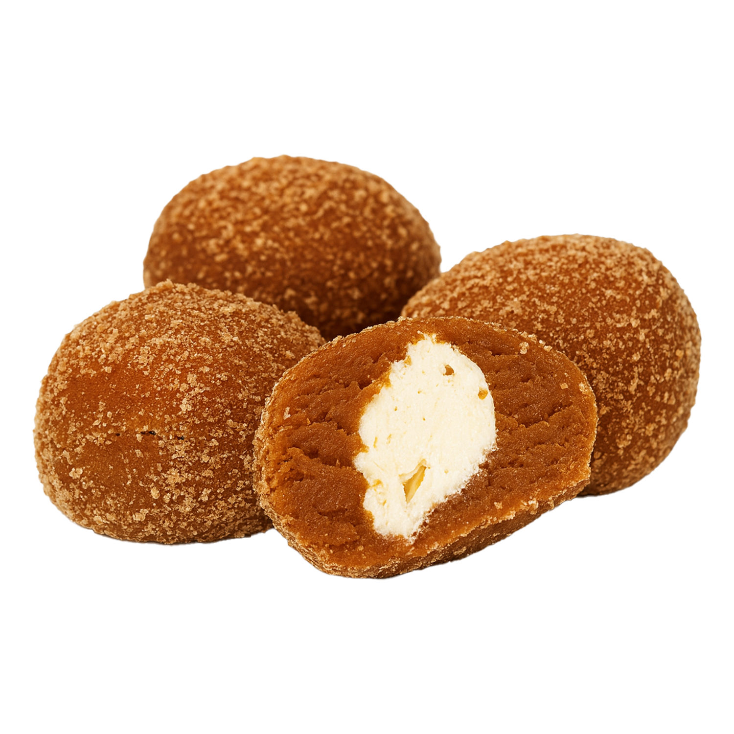 Törtchen mit Creme aus gezuckerter Kondensmilch